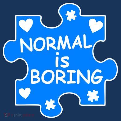 Normal Is Boring Autism Awareness Sustainable Bucket Hat
