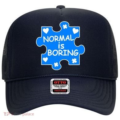 Normal Is Boring Autism Awareness Hat