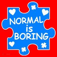 Normal Is Boring Autism Awareness Santa Hat thumb 1