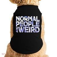 Normal People Are Weird Doggie Tank thumb 0