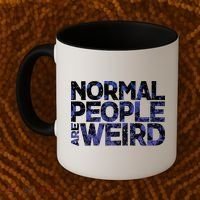 Normal People Are Weird Coffee Mug thumb 2