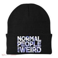Normal People Are Weird Beanie thumb 0