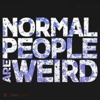 Normal People Are Weird Mousepad thumb 1