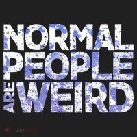 Normal People Are Weird Golf Towel thumb 3