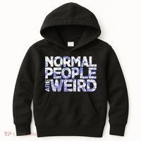 Normal People Are Weird Kids Hoodie thumb 0