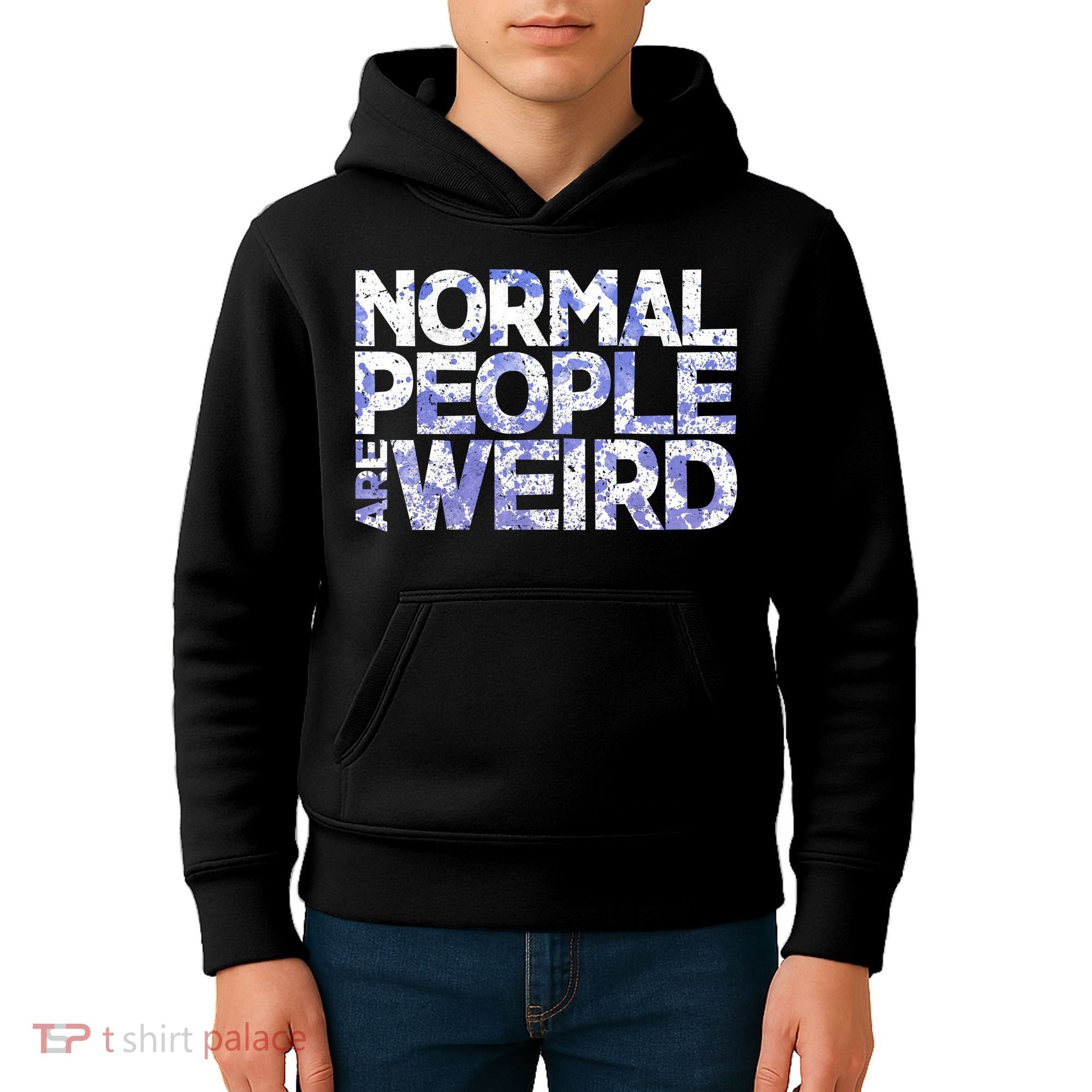 Normal People Are Weird Kids Hoodie