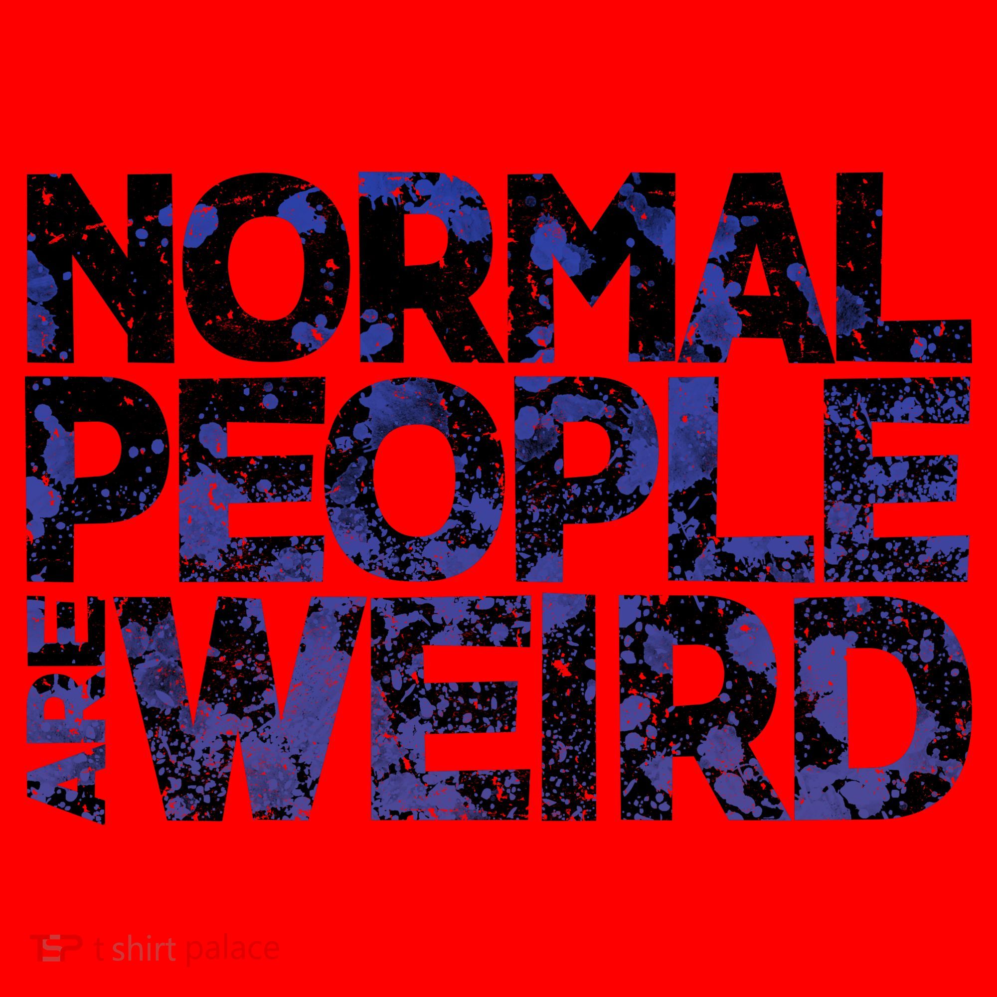 Normal People Are Weird Santa Hat