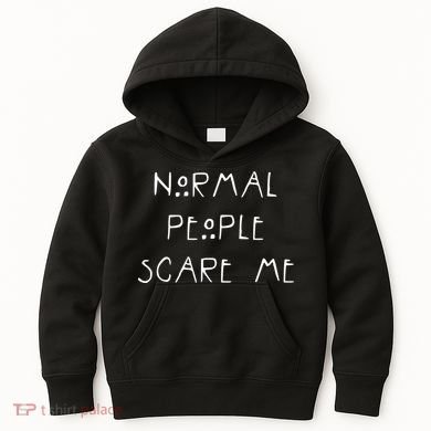 Normal People Scare Me Kids Hoodie