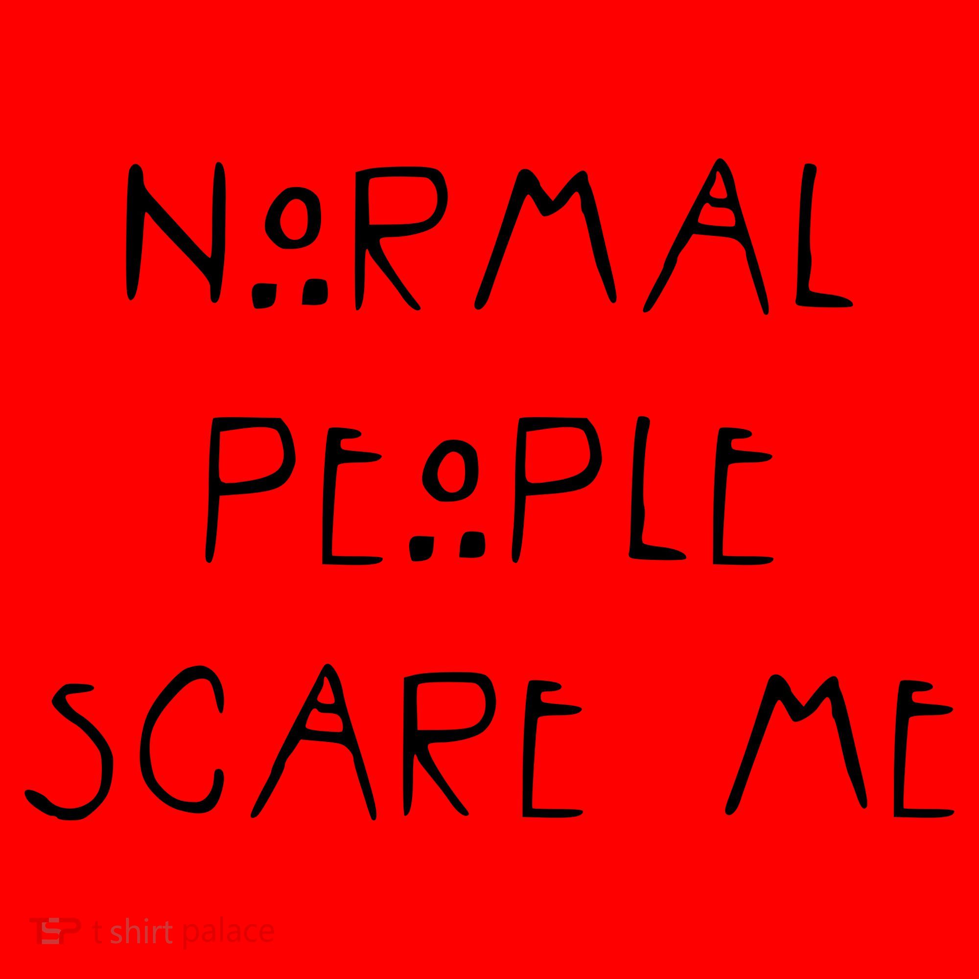 Normal People Scare Me Santa Hat