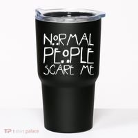 Normal People Scare Me Funny Awkward Weird Tumbler thumb 0