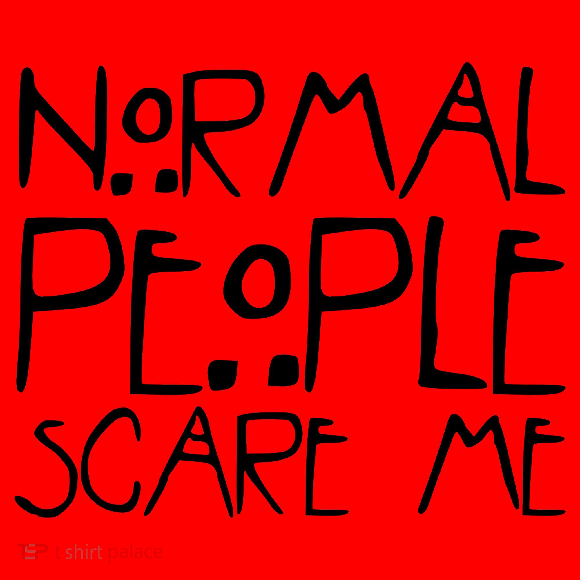 Normal People Scare Me Funny Awkward Weird Santa Hat