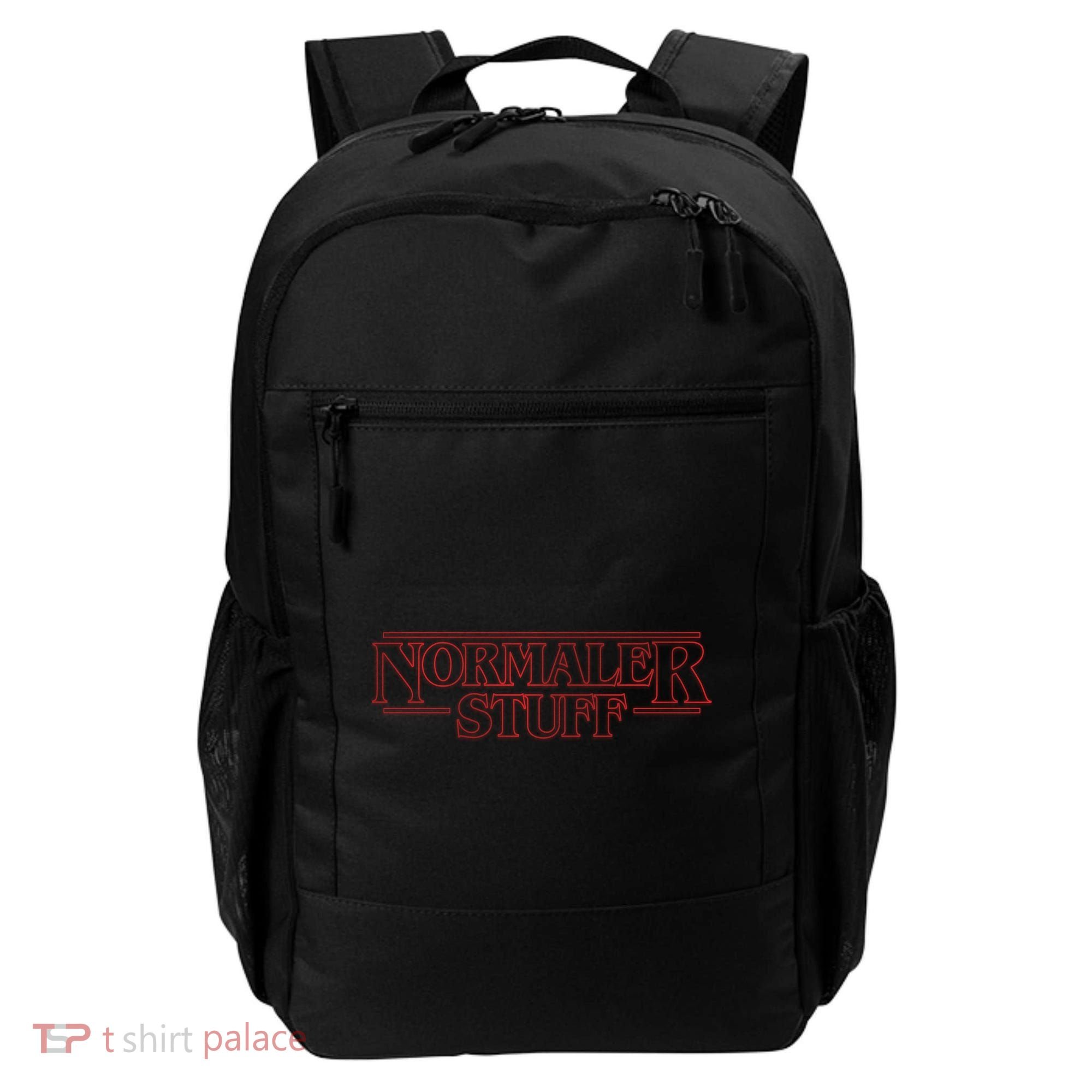 Normaler Stuff Funny Parody Logo Backpack