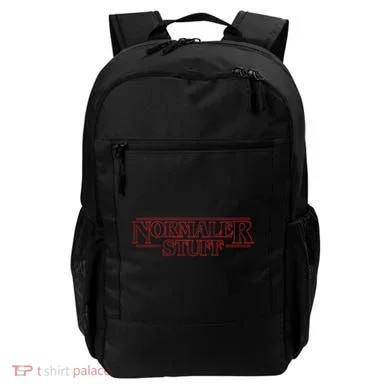 Normaler Stuff Funny Parody Logo Backpack