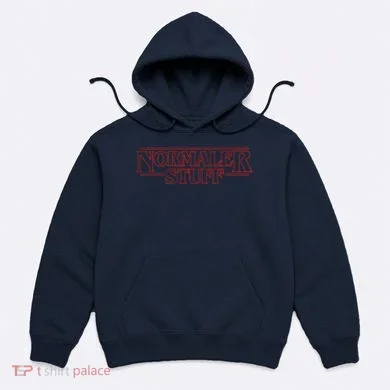 Normaler Stuff Funny Parody Logo Hoodie