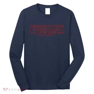 Normaler Stuff Funny Parody Logo Long Sleeve Shirt