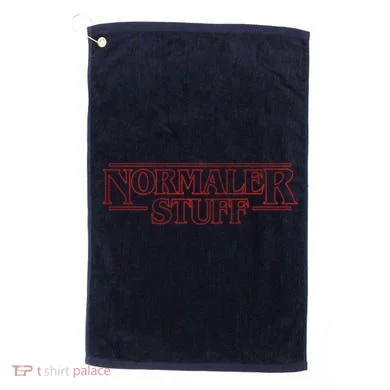 Normaler Stuff Funny Parody Logo Golf Towel