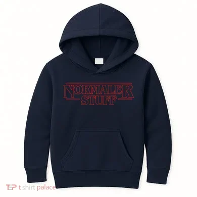 Normaler Stuff Funny Parody Logo Kids Hoodie