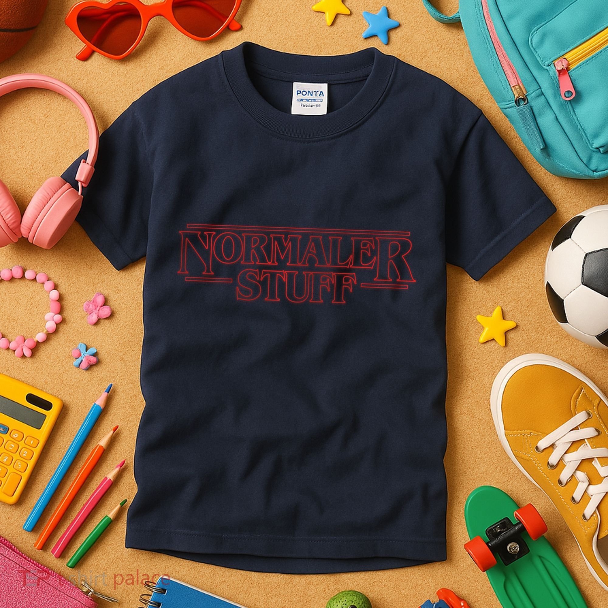 Normaler Stuff Funny Parody Logo Kids T-Shirt