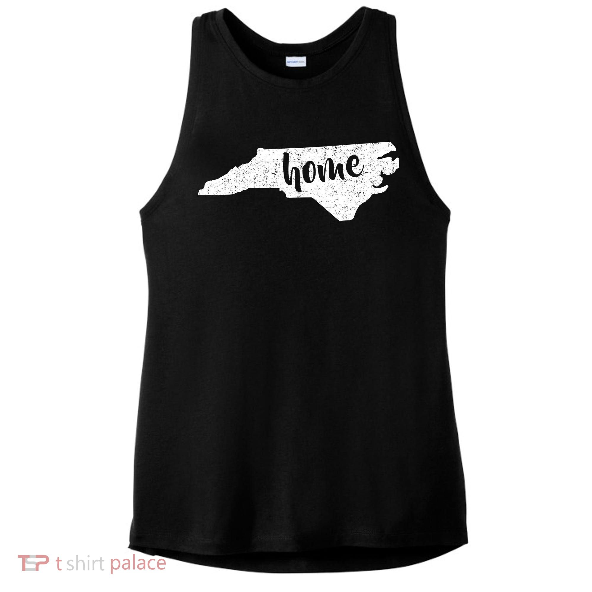 North Carolina Home State Ladies PosiCharge Tri-Blend Wicking Tank
