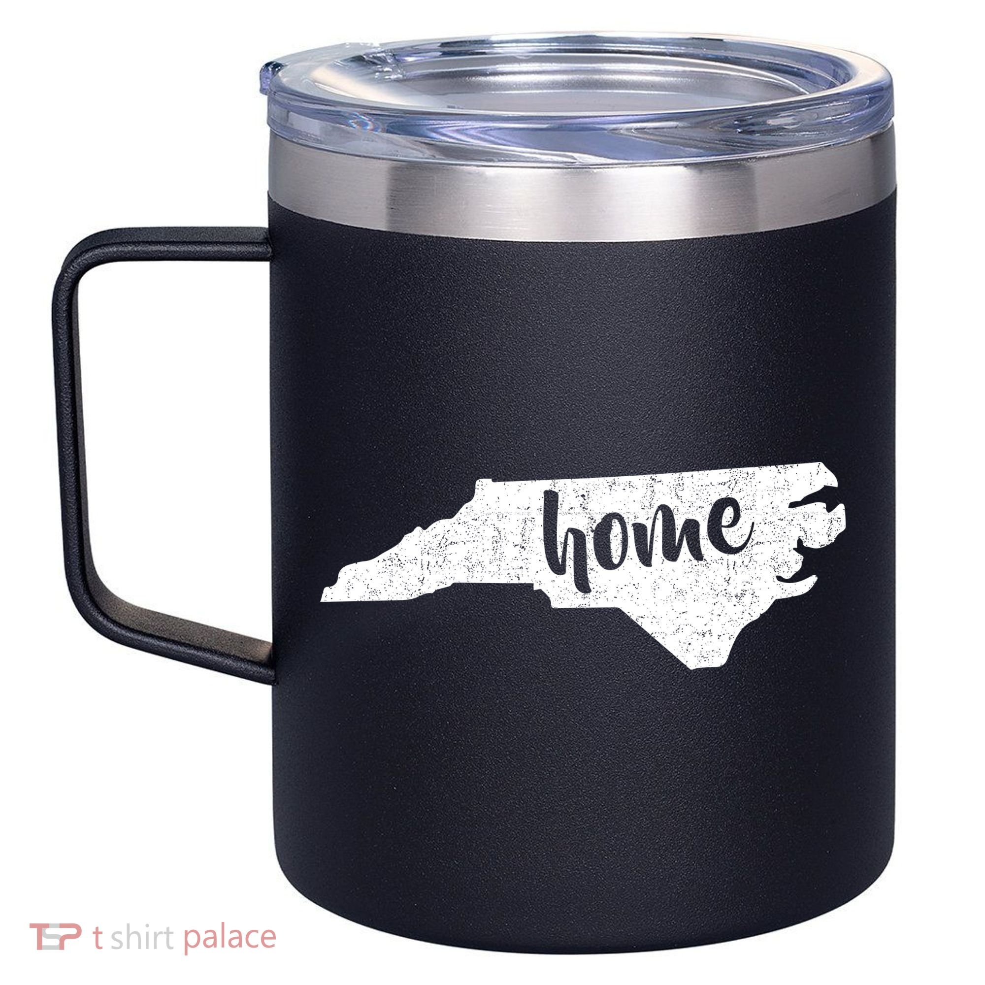 North Carolina Home State 12oz Stainless Steel Coffee Mug