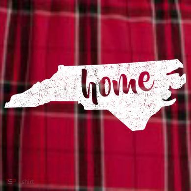 North Carolina Home State Women's Flannel Plaid Pajama Pants