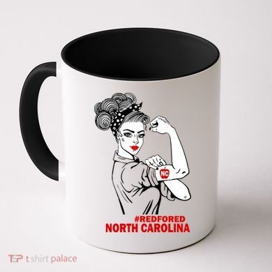 North Carolina NC Red For Ed Strong Coffee Mug