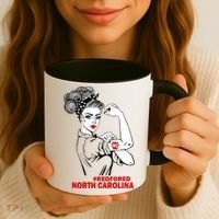 North Carolina NC Red For Ed Strong Coffee Mug thumb 3