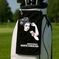 North Carolina NC Red For Ed Strong Golf Towel thumb 2