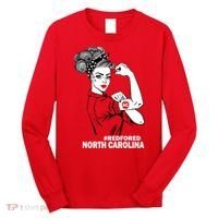North Carolina NC Red For Ed Strong Long Sleeve Shirt thumb 0