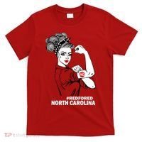 North Carolina NC Red For Ed Strong T-Shirt thumb 0