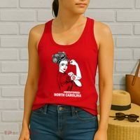 North Carolina NC Red For Ed Strong Women's Tank Top thumb 2