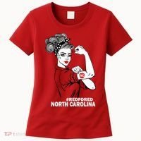 North Carolina NC Red For Ed Strong Women's T-Shirt thumb 0