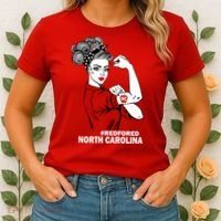 North Carolina NC Red For Ed Strong Women's T-Shirt thumb 2