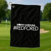 North Carolina Red For Ed Golf Towel thumb 1