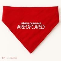 North Carolina Red For Ed USA-Made Doggie Bandana thumb 0