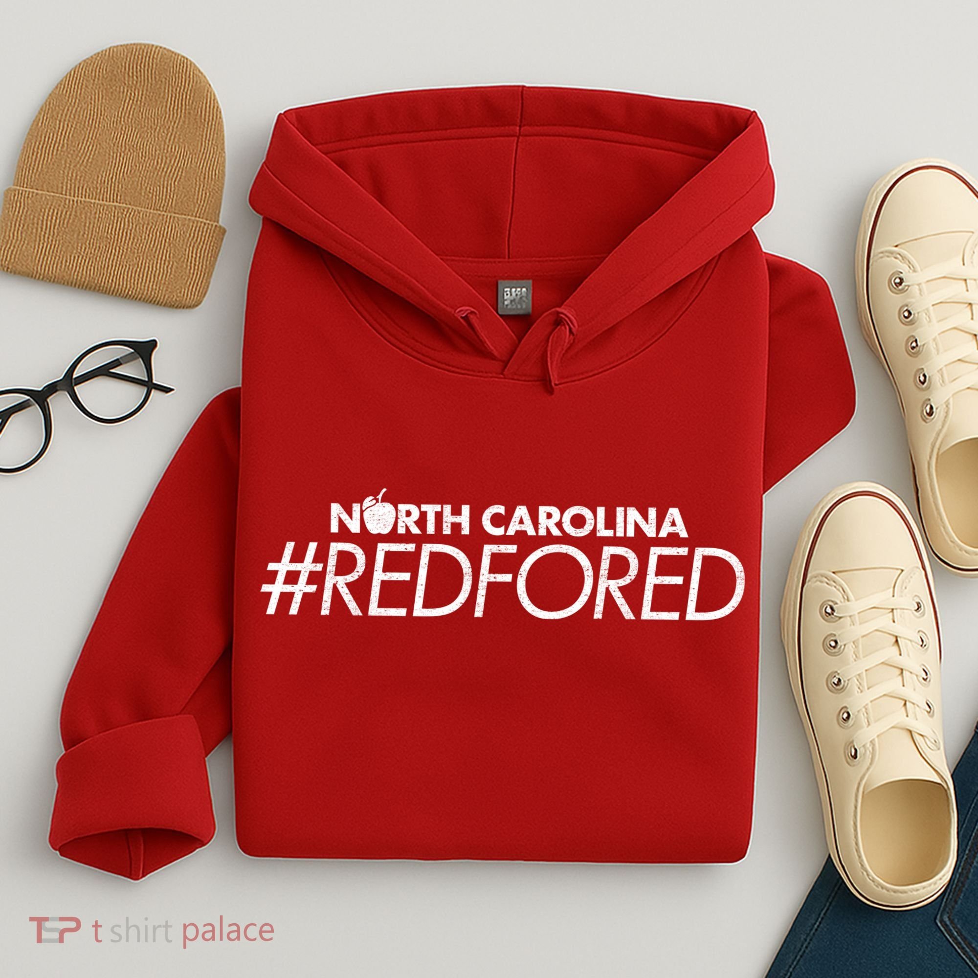 North Carolina Red For Ed Hoodie