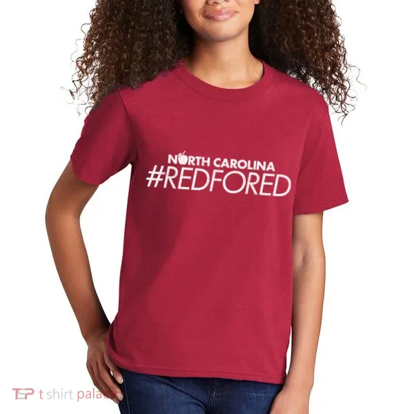 North Carolina Red For Ed Kids T-Shirt