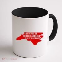 North Carolina Teachers Rally Red For Ed Coffee Mug thumb 1
