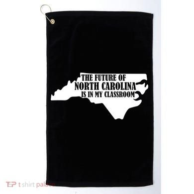 North Carolina Teachers Rally Red For Ed Golf Towel