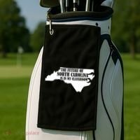 North Carolina Teachers Rally Red For Ed Golf Towel thumb 2