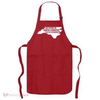 North Carolina Teachers Rally Red For Ed Apron