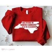 North Carolina Teachers Rally Red For Ed Sweatshirt thumb 2