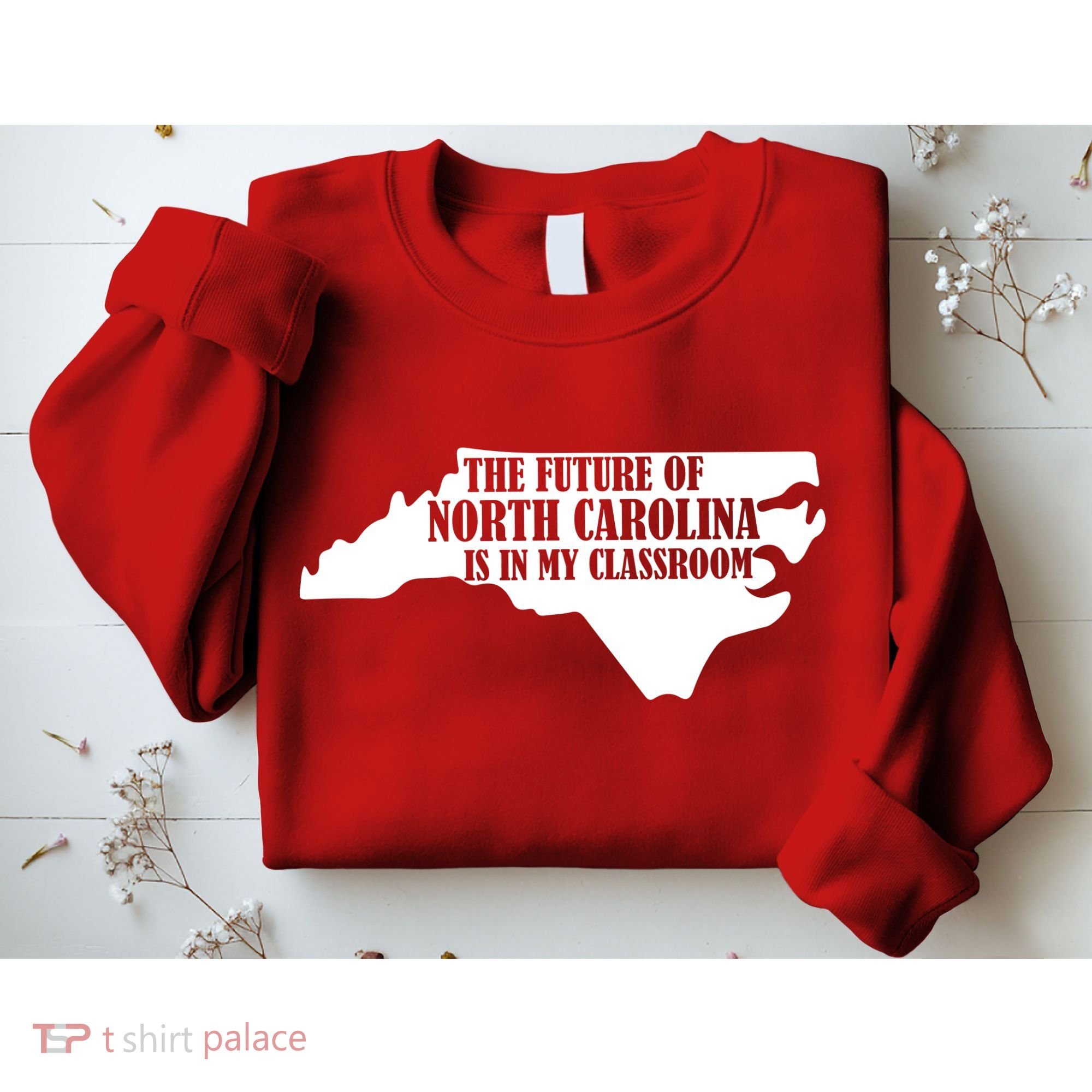 North Carolina Teachers Rally Red For Ed Sweatshirt