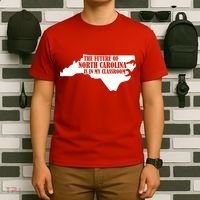 North Carolina Teachers Rally Red For Ed T-Shirt thumb 6