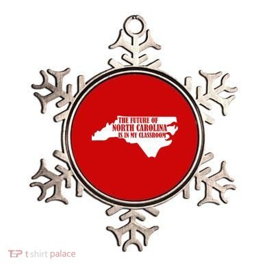 North Carolina Teachers Rally Red For Ed Ornament