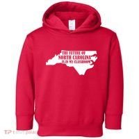North Carolina Teachers Rally Red For Ed Toddler Hoodie thumb 0