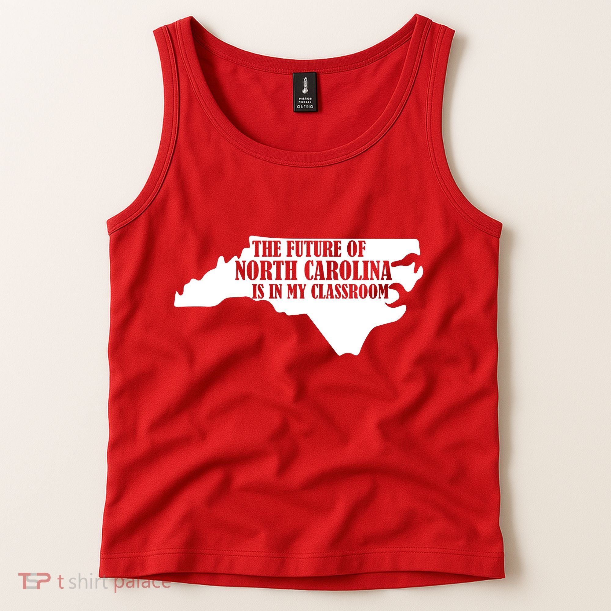 North Carolina Teachers Rally Red For Ed Tank Top