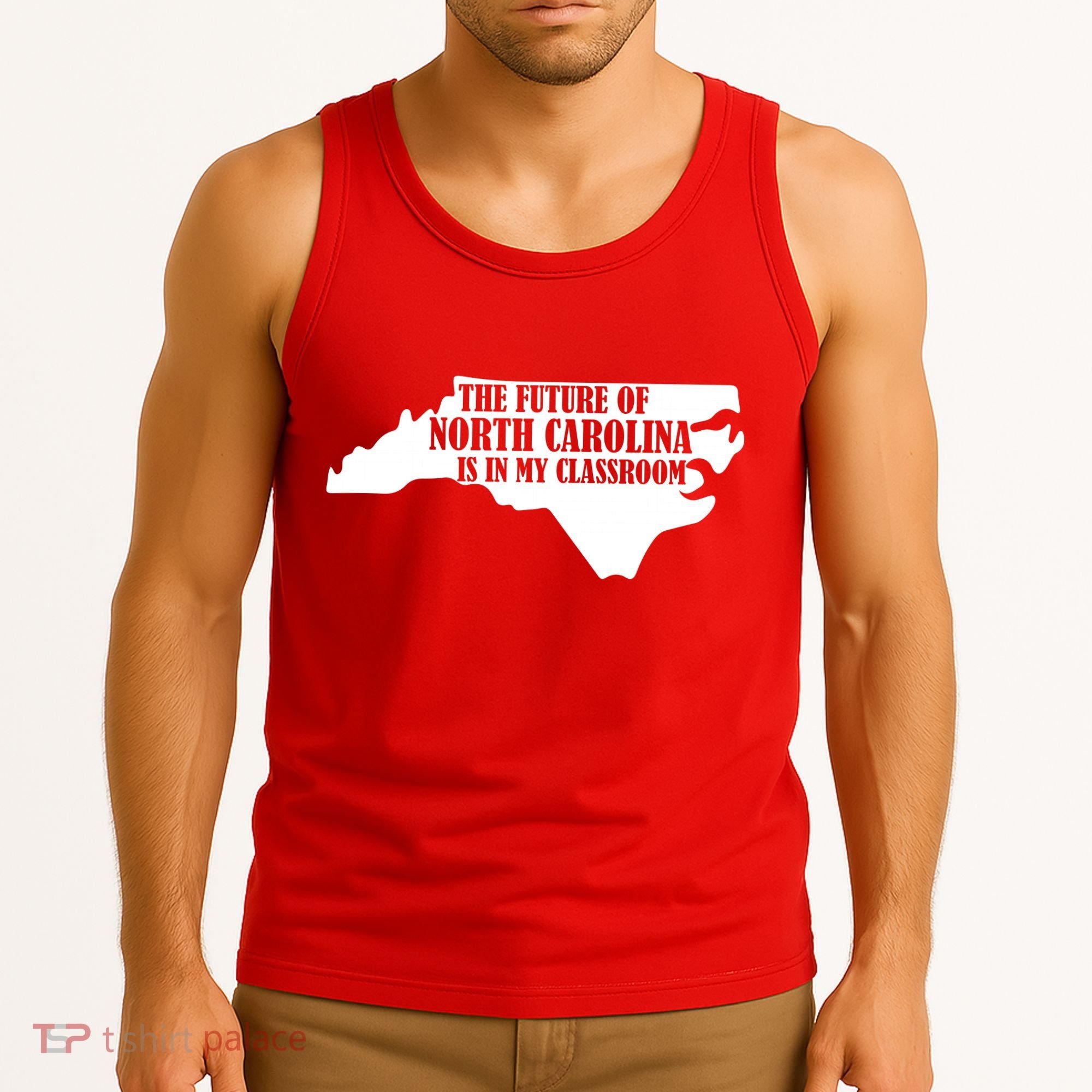 North Carolina Teachers Rally Red For Ed Tank Top