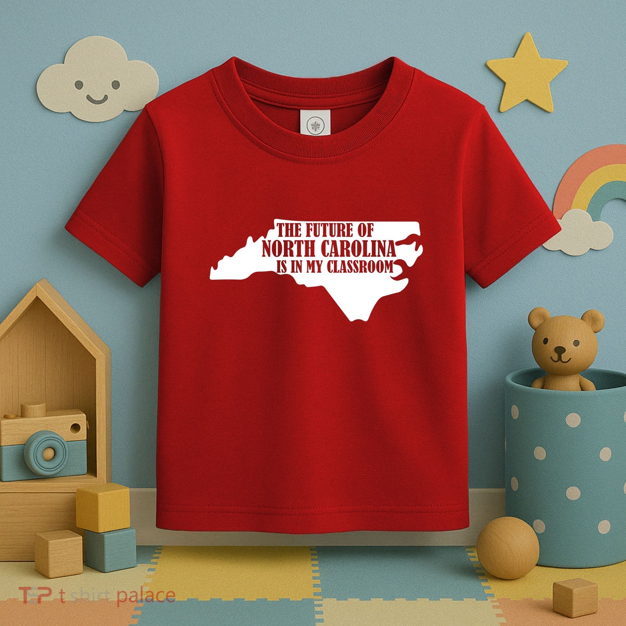 North Carolina Teachers Rally Red For Ed Toddler T-Shirt