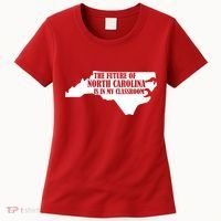 North Carolina Teachers Rally Red For Ed Women's T-Shirt thumb 0